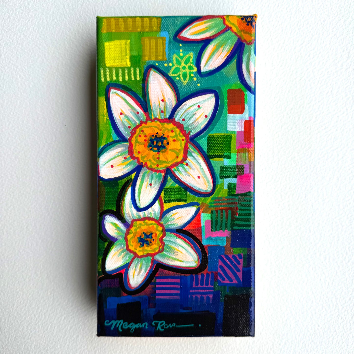 Dainty Daffodils #4 Original Painting | Floral Acrylic Painting