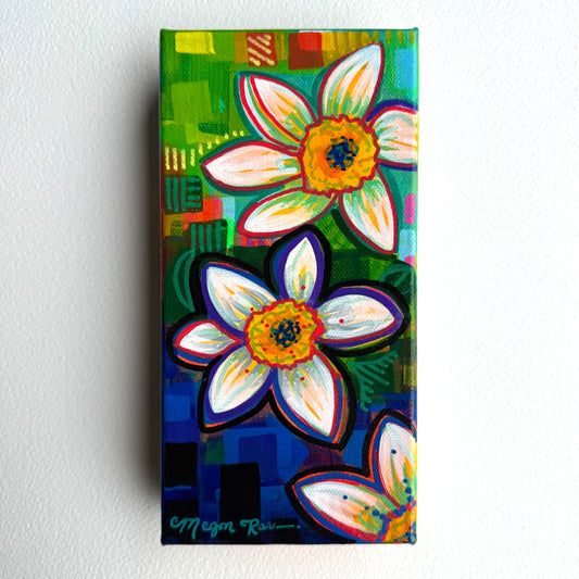 Dainty Daffodils #1 Original Painting | Floral Acrylic Painting