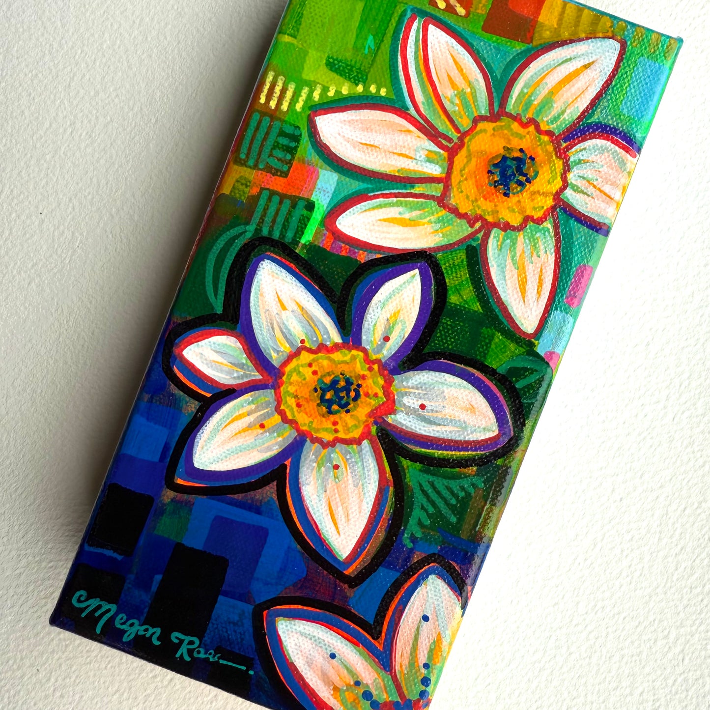 Dainty Daffodils #1 Original Painting | Floral Acrylic Painting