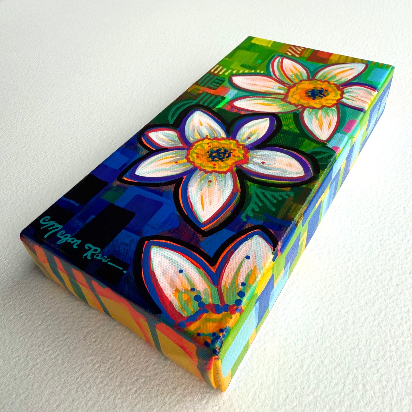 Dainty Daffodils #1 Original Painting | Floral Acrylic Painting