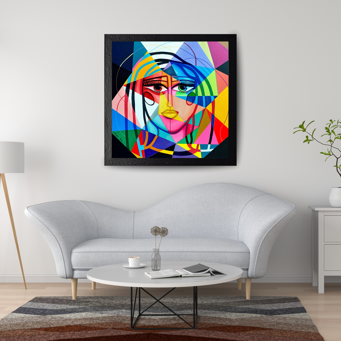 Kaleidoscope Eyes Original Painting | Feminine Abstraction Collection