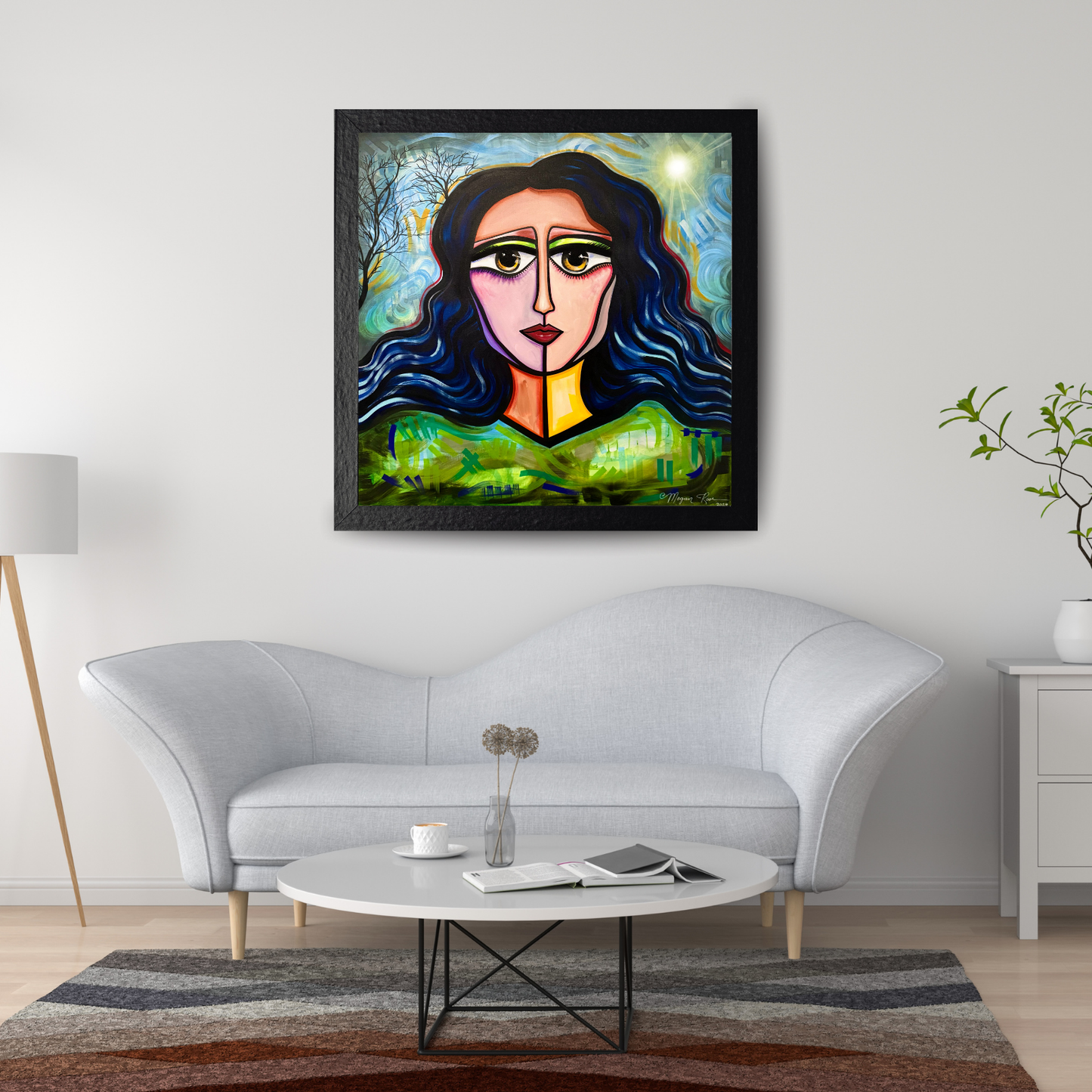 She Slept Beneath A Tree #2 Original Painting | Feminine Abstraction Collection