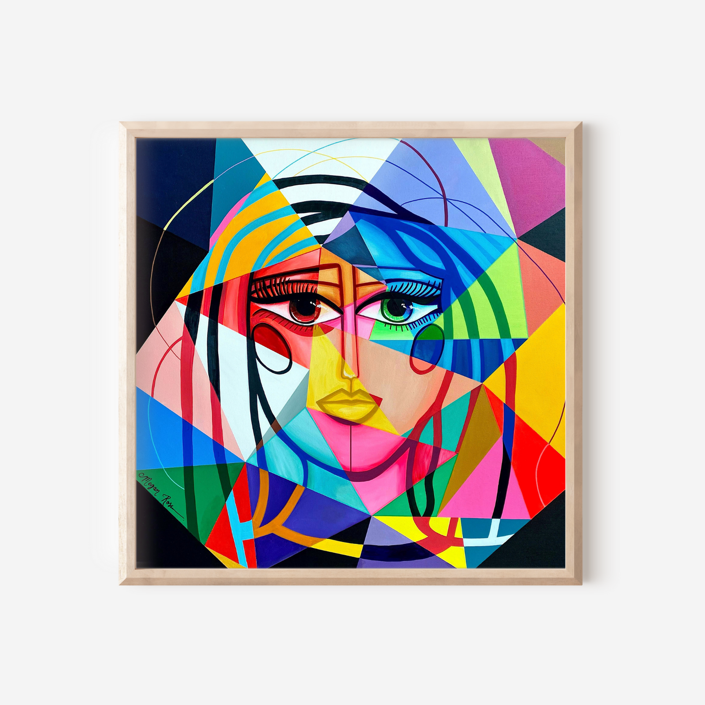 Kaleidoscope Eyes Original Painting | Feminine Abstraction Collection