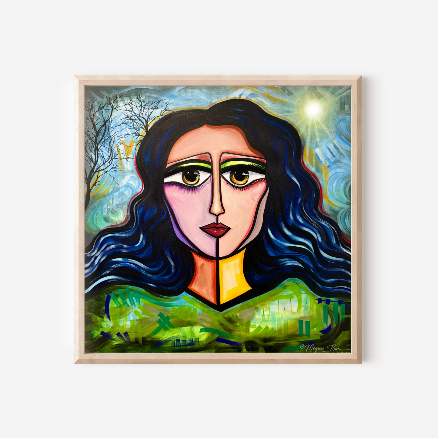 She Slept Beneath A Tree #2 Original Painting | Feminine Abstraction Collection