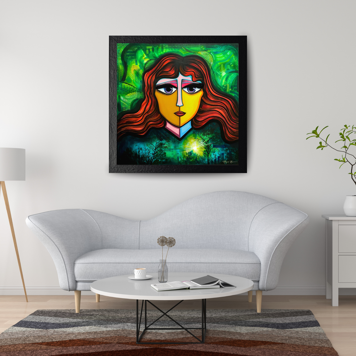 She Slept Beneath A Tree Original Painting | Feminine Abstraction Collection