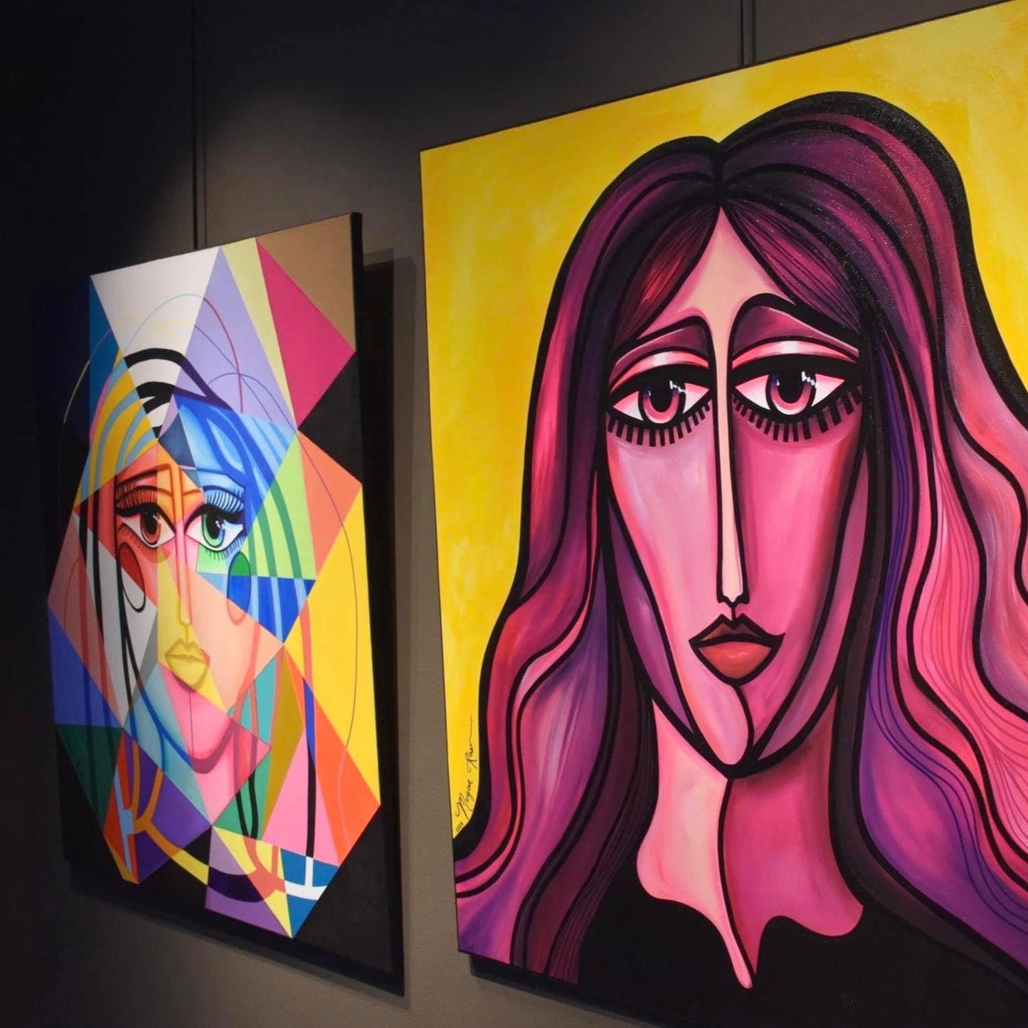 Kaleidoscope Eyes Original Painting | Feminine Abstraction Collection