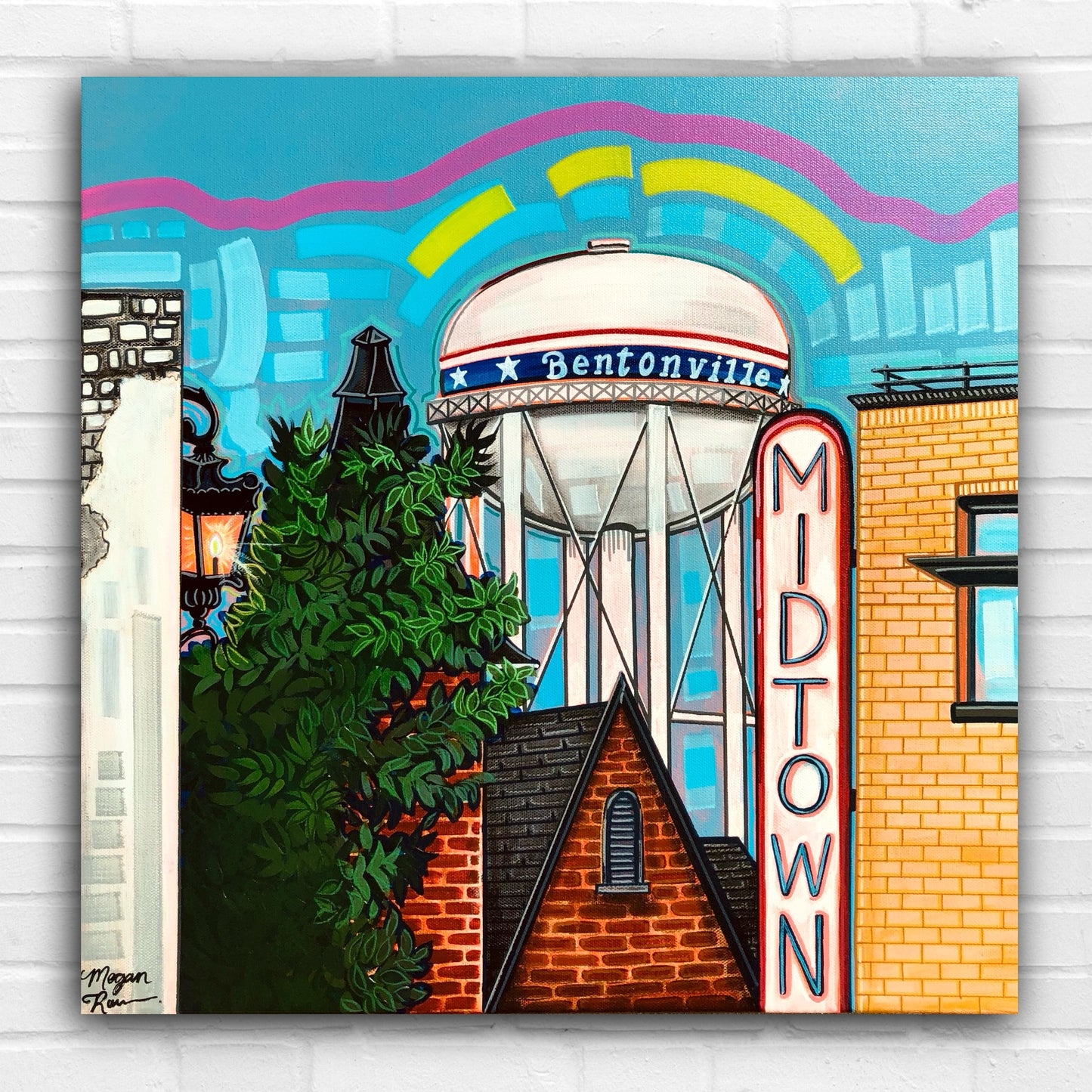 Midtown Original Painting | Bentonville Arkansas Art