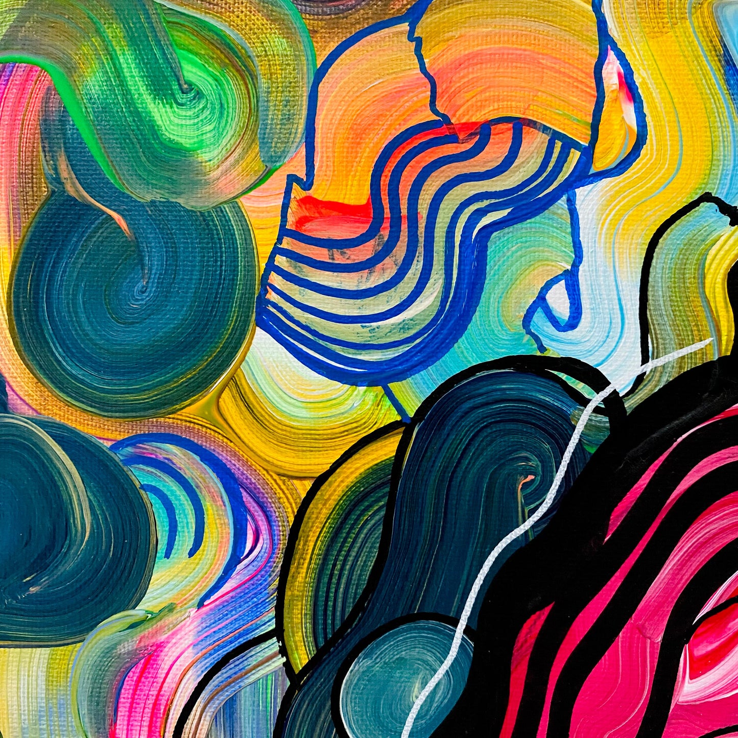 Zoey Original Painting | Feminine Abstraction Collection