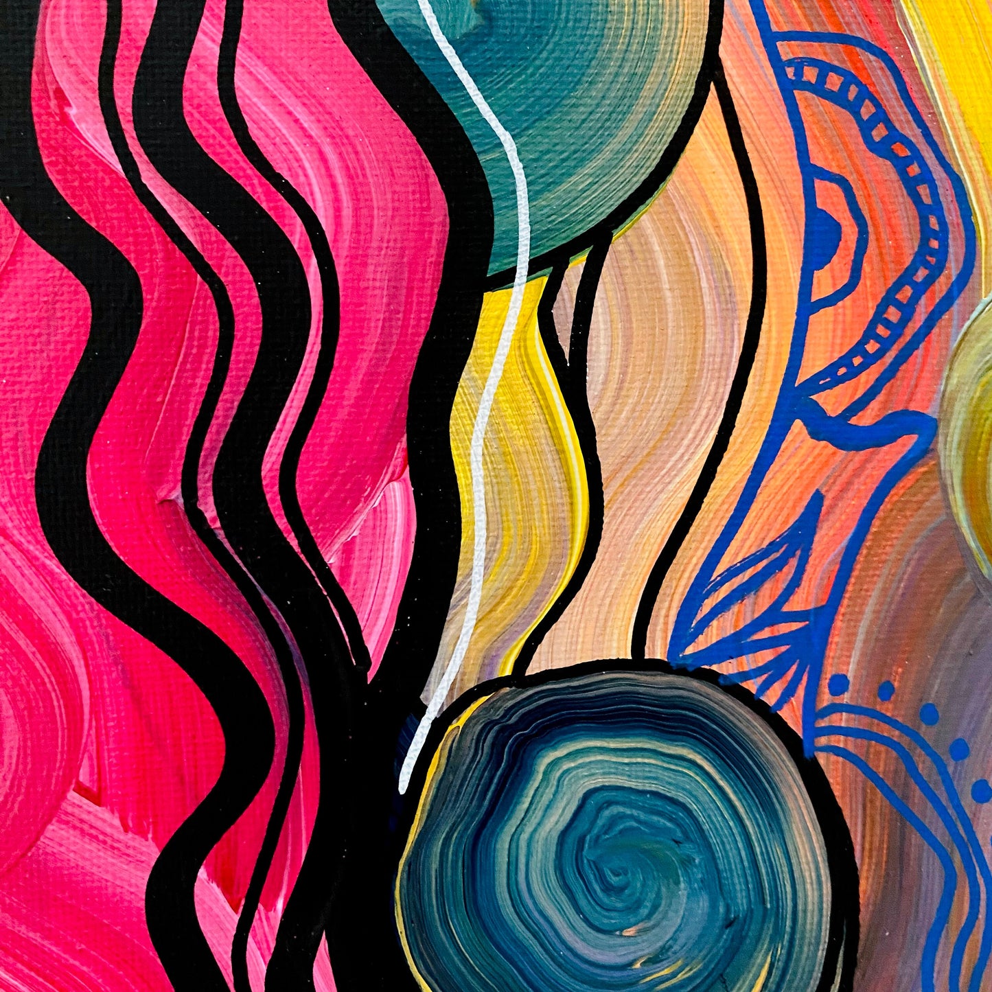 Zoey Original Painting | Feminine Abstraction Collection